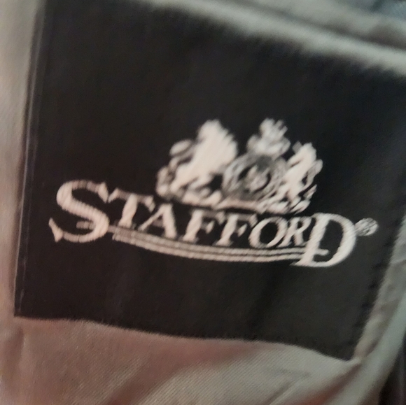 Stafford Gray Wool Blazer 42R VINTAGE - Picture 8 of 11